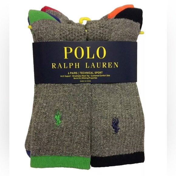 Polo Ralph Lauren Cushioned Crew Socks - Picture 13 of 16